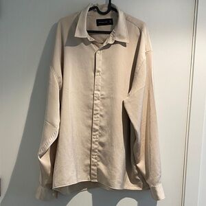 Abercrombie & Fitch Cream Button Down Shirt